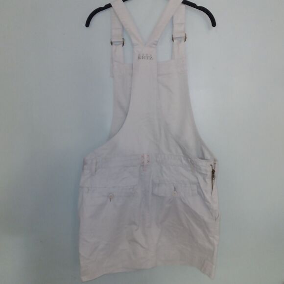 A. Kurtz Very Light Khaki Overall Skirt Size Large - Picture 6 of 6